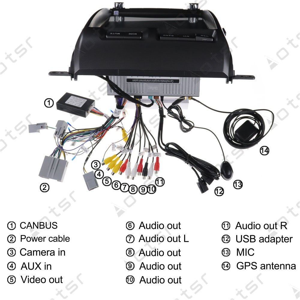 Tesla Style Android 9 PX6 GPS Navigation DVD Player for Ford Raptor F150 2009-2014 Auto Radio Stereo Multimedia Player Head Unit-Aotsr official website