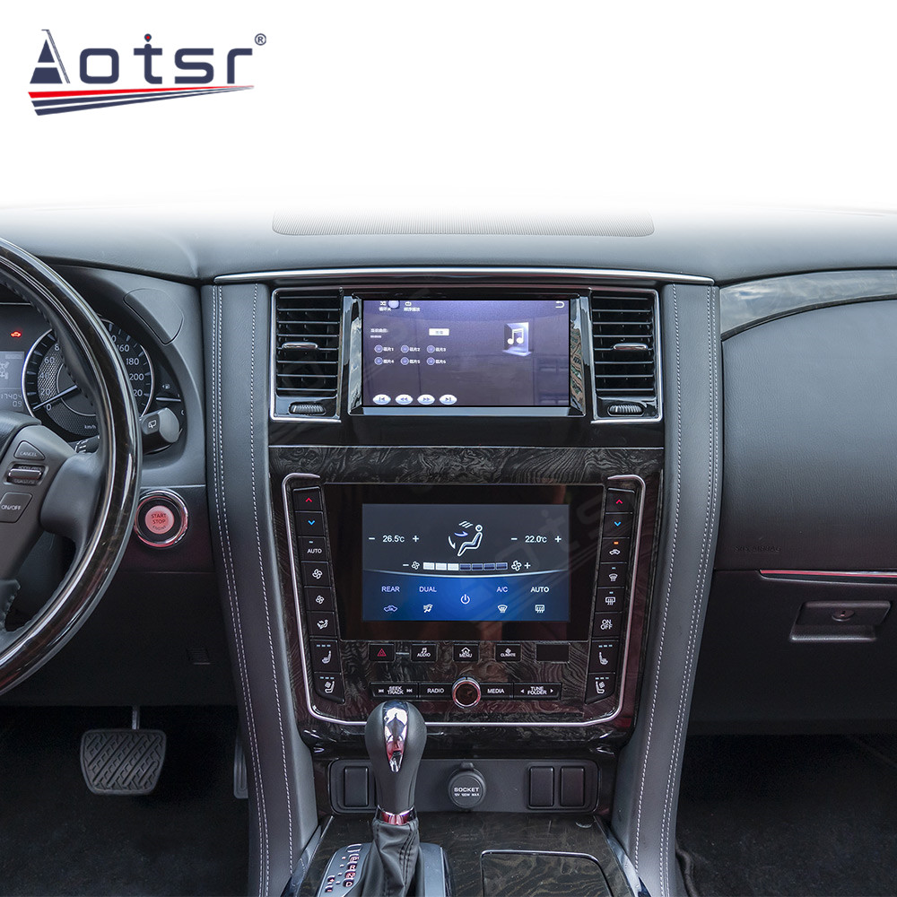 Double Screen Android 11 Auto Tesla Car Radio For NISSAN PATROL Y62 2010+ Multimedia Player GPS Navigation Headunit Aircon Board-Aotsr official website