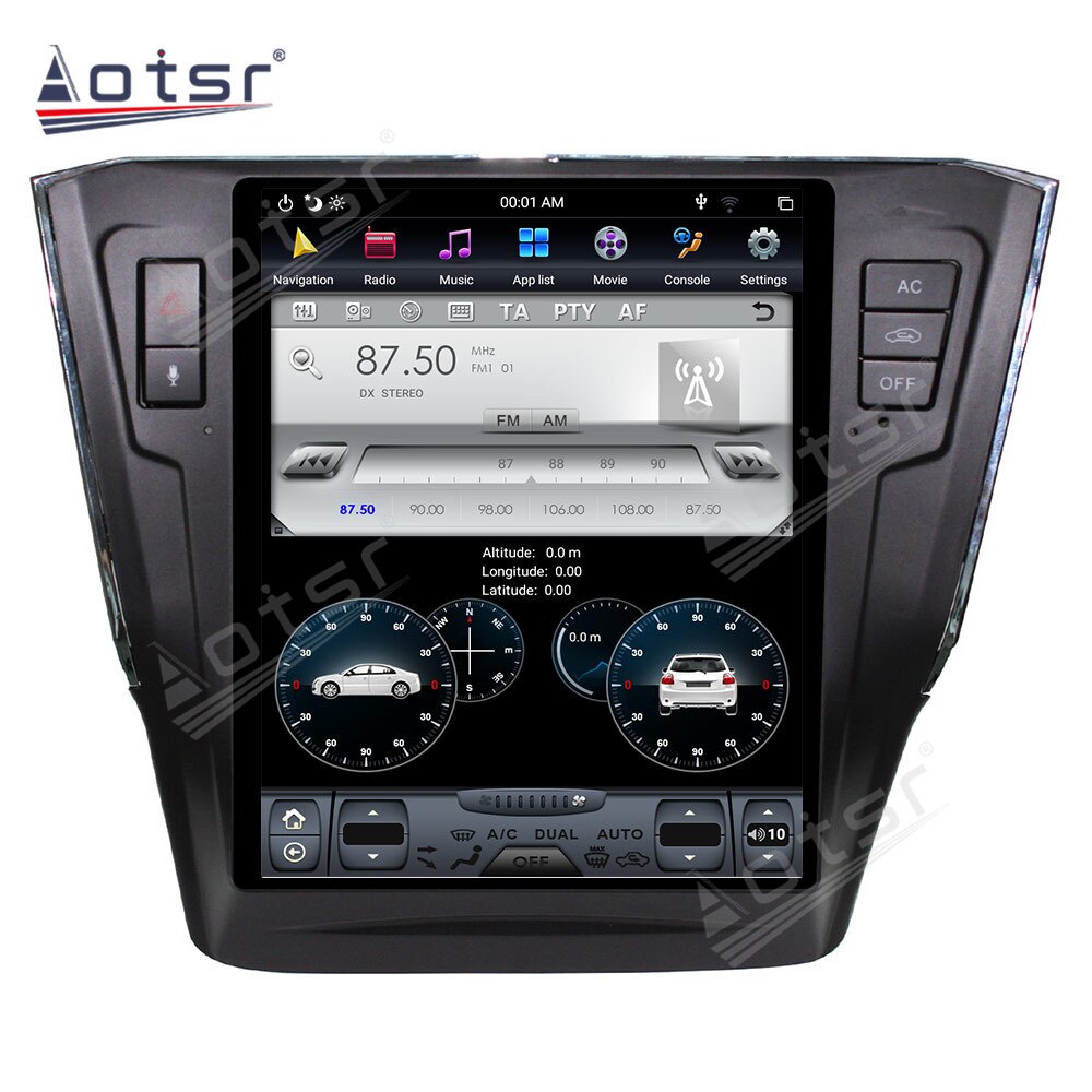 DSP Tesla Style big screen Android 9.0 Car multimedia player For VW Passat 2015-2018 gps navi radio stereo head unit free map-Aotsr official website