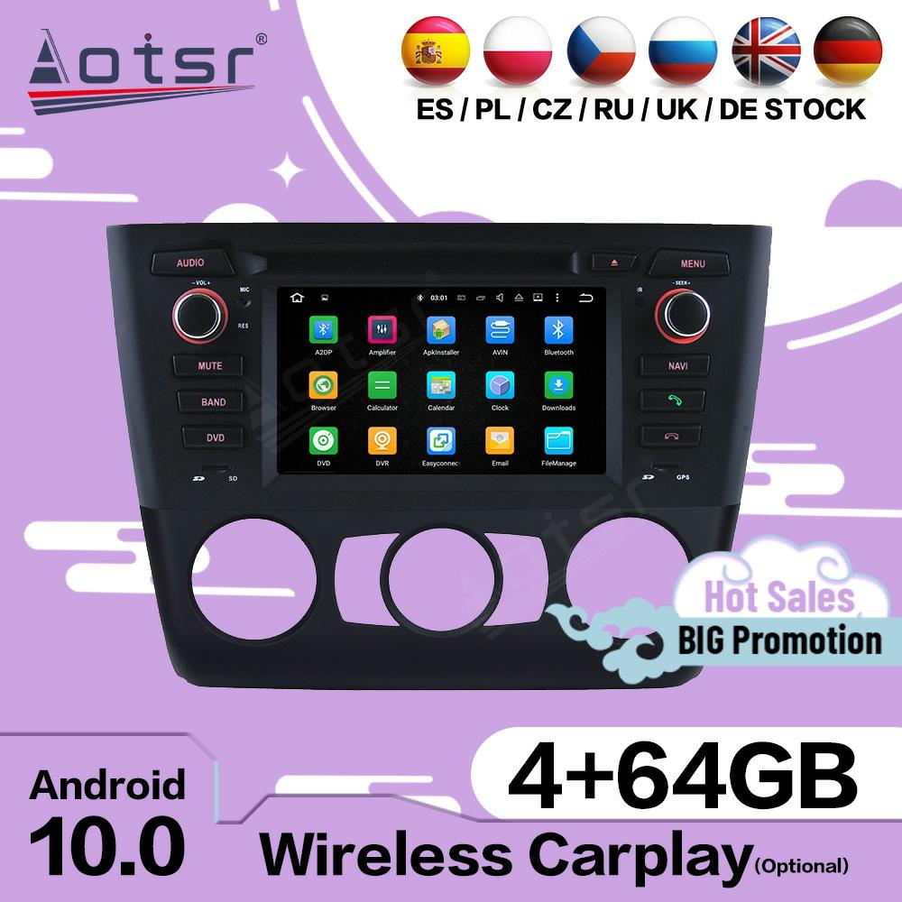 Carplay Multimedia Stereo Android For BMW 1 Series E81 E82 E87 E88 116i 118i 120i 2004-2012 GPS Audio Radio Receiver Head Unit
