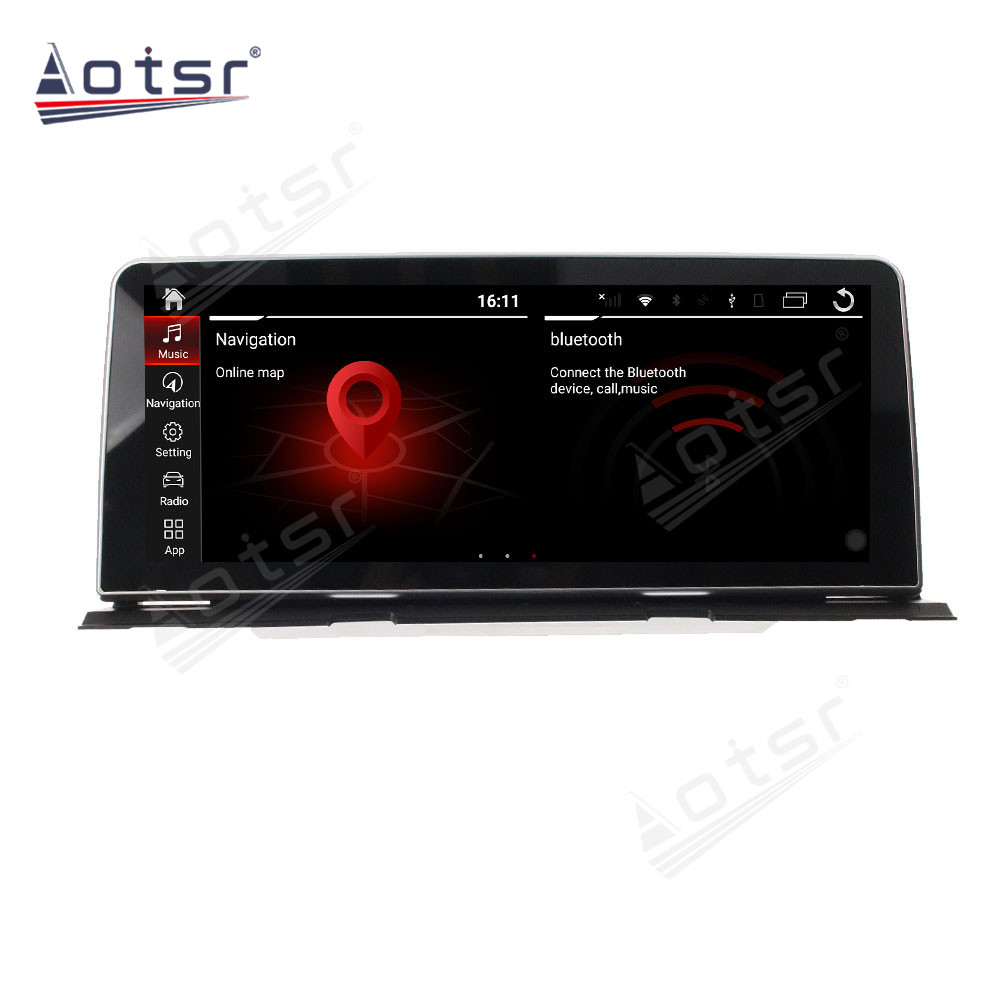 Android 10.0 multimedia player with GPS navigation stereo main unit DSP  8GB + 128GB suitable for BMW 6 Series Coupe Convertible 10-17