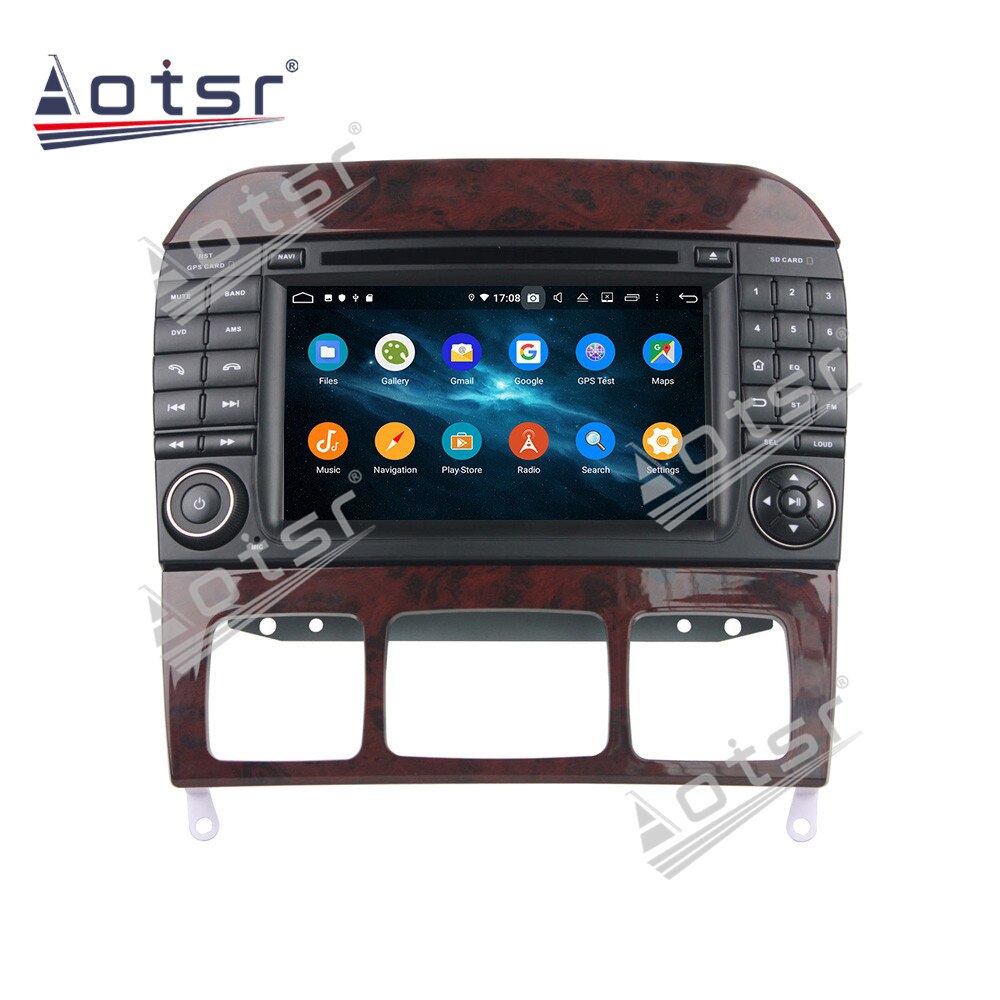 128G Carplay Multimedia Android 10 For Mercedes Benz S Class W220 1998 1999 2000 2001 2002 2003 2004 2005 GPS Receiver Head Unit-Aotsr official website