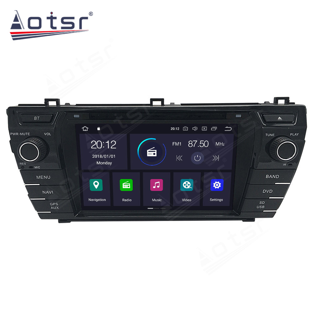 6+128GB Android 11 Auto Stereo DSP Carplay For Toyota Corolla 2013 2014 2015 2016 Multimedia Car Radio Player GPS Navigation Head Unit-Aotsr official website