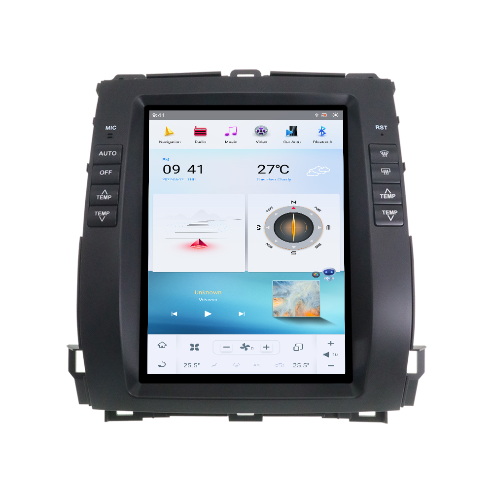 Tesla Screen Android 11 Car GPS Navigation For Toyota Prado 2002-2009 Radio Multimedia DVD Video Player Audio Head Unit-Aotsr official website