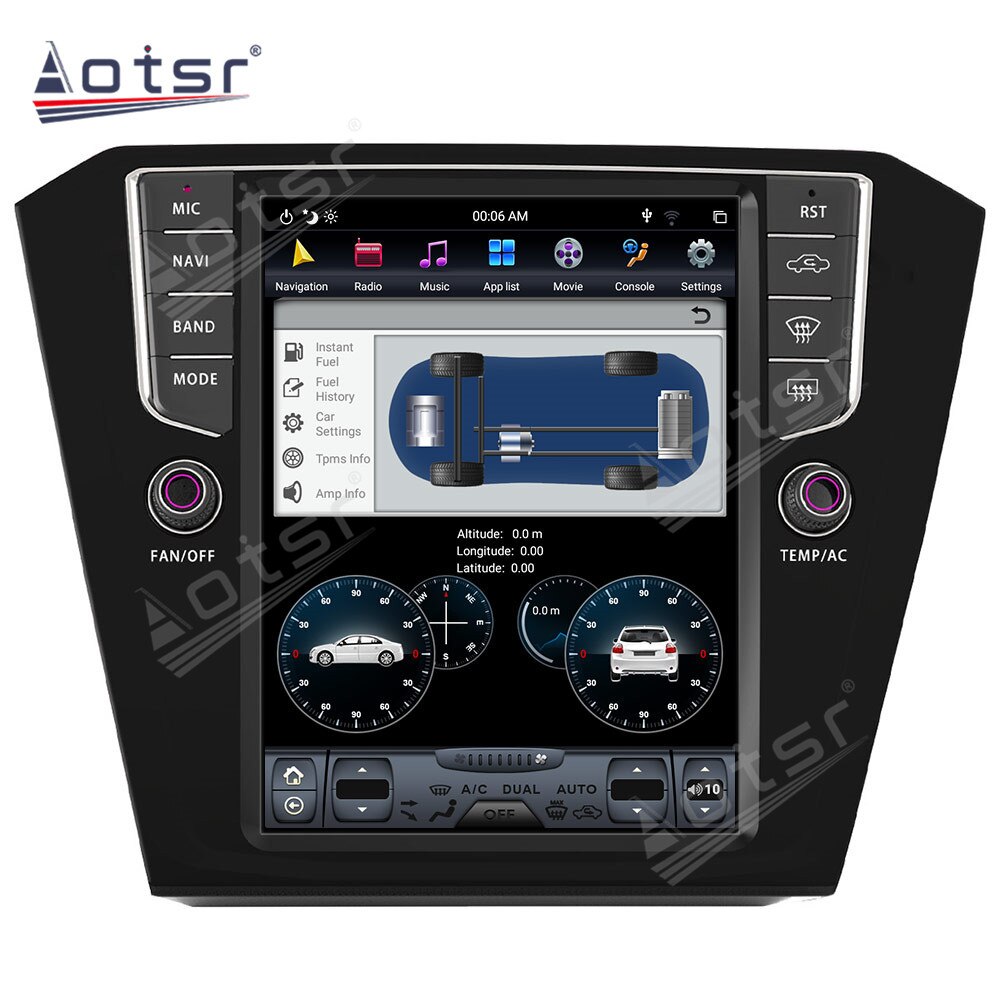 For Volkswagen VW Magotan 2014 2015 - 2017 Android Radio Multimedia Car Cassette Recorder Stereo Player Tesla GPS Navi Head Unit-Aotsr official website