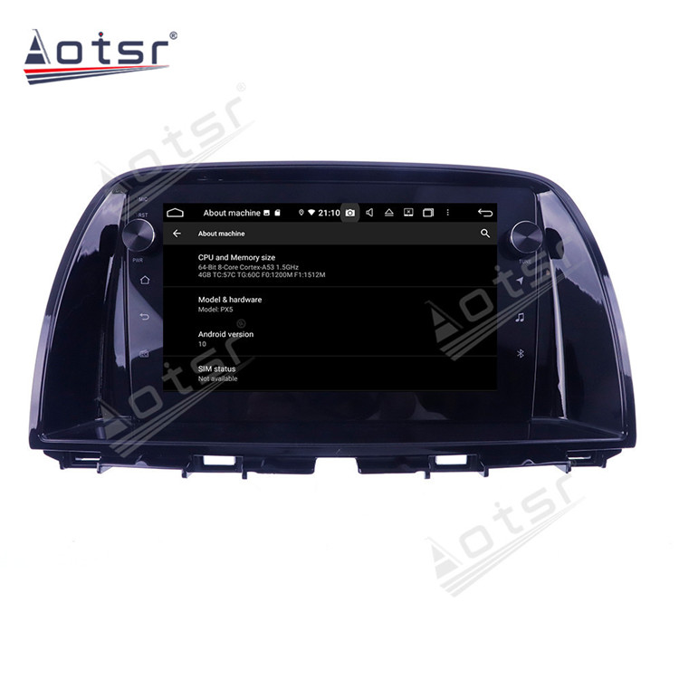 128G Android 10.0 Auto Stereo For Mazda CX-5 2018+ Audio Car Radio DVD Multimedia Player GPS Navigation Head Unit-Aotsr official website