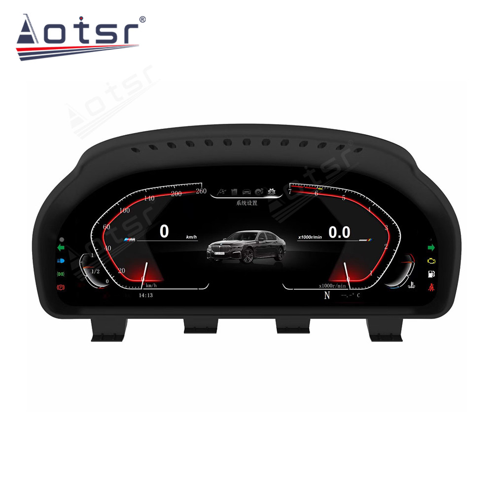 LCD Digital Virtual Cockpit Cluster For BMW X5 E70 X6 E71 2006-2013 Car Multimedia Player Dashboard Speed Meter Screen
