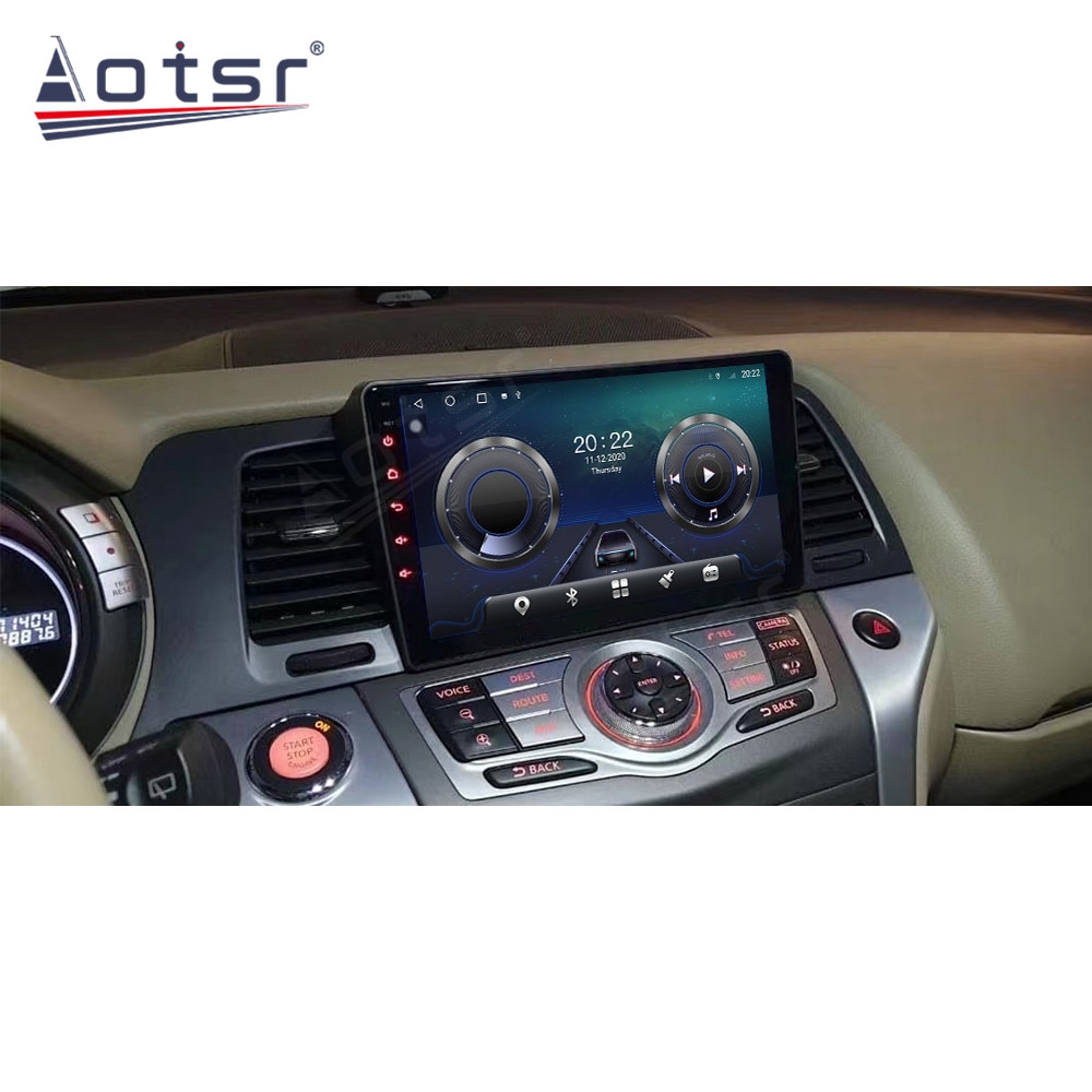 6+128G Android 10 Radio Tape Recorder Car Multimedia Player Stereo For Nissan Murano Z51 2010-2014 Head Unit GPS Navi Autoradio