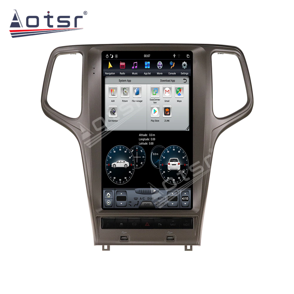 Tesla Screen Multimedia Stereo Android Player For Jeep Grand Cherokee 2010 2011 2012 2013 2014 2015 2016 2017-2019 GPS Head Unit-Aotsr official website