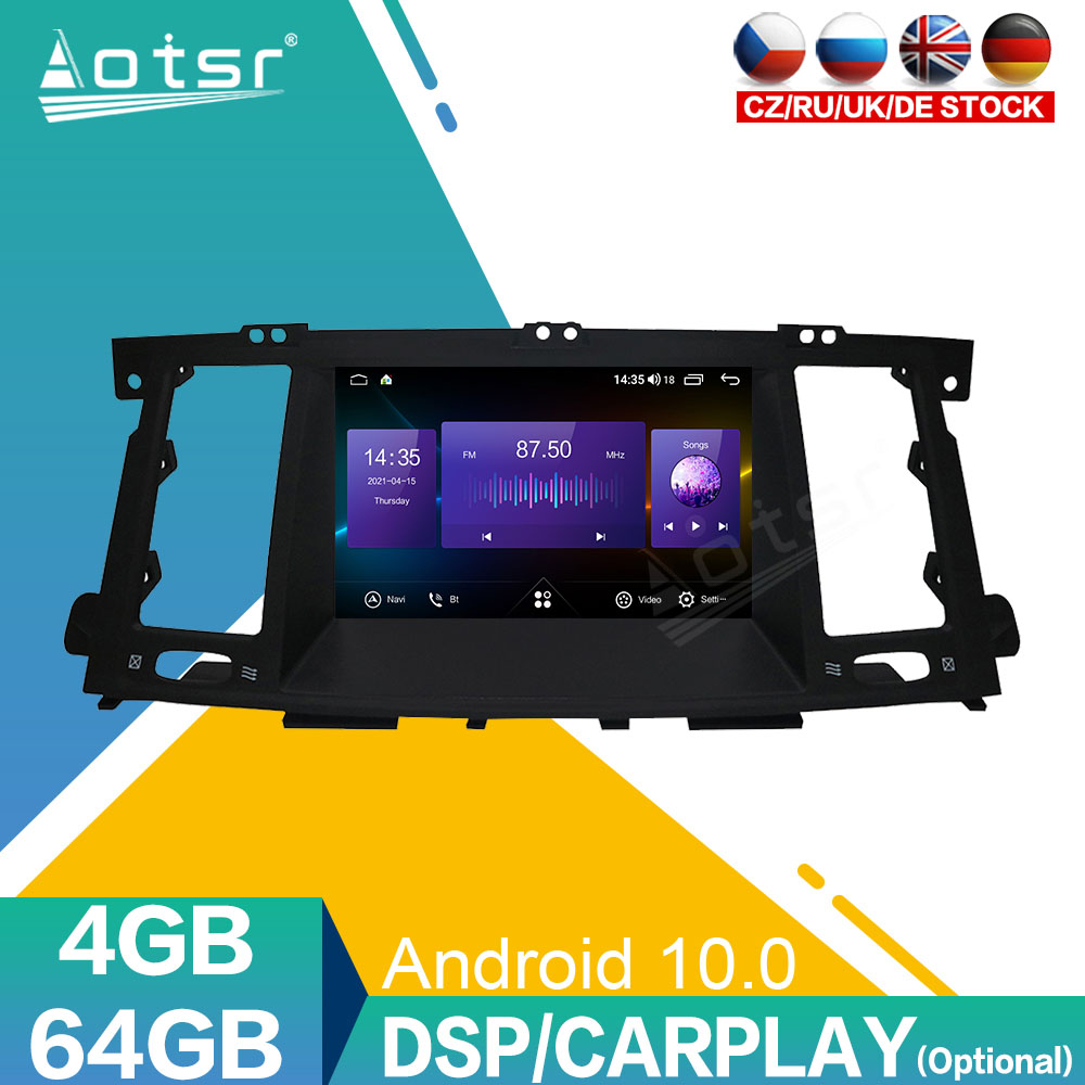 4+64GB Android10.0 For Nissan Patrol SE Car GPS Navigation Auto Radio Stereo Video Multimedia Player Carplay HeadUnit Tesla