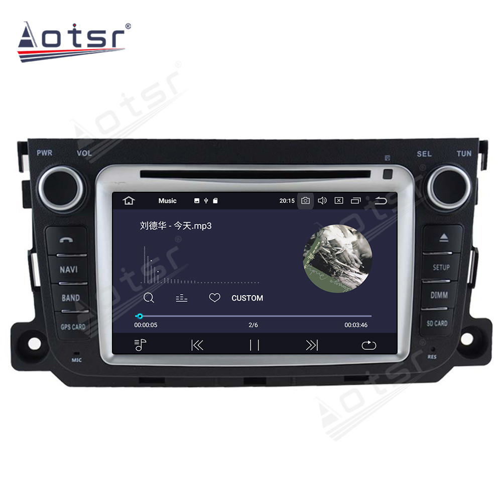 Android 11.0  Multimedia Player 128G For Benz Smart 2013 with GPS navigation suitable for Mercedes Benz stereo main unit DSP Carplay -Aotsr official website