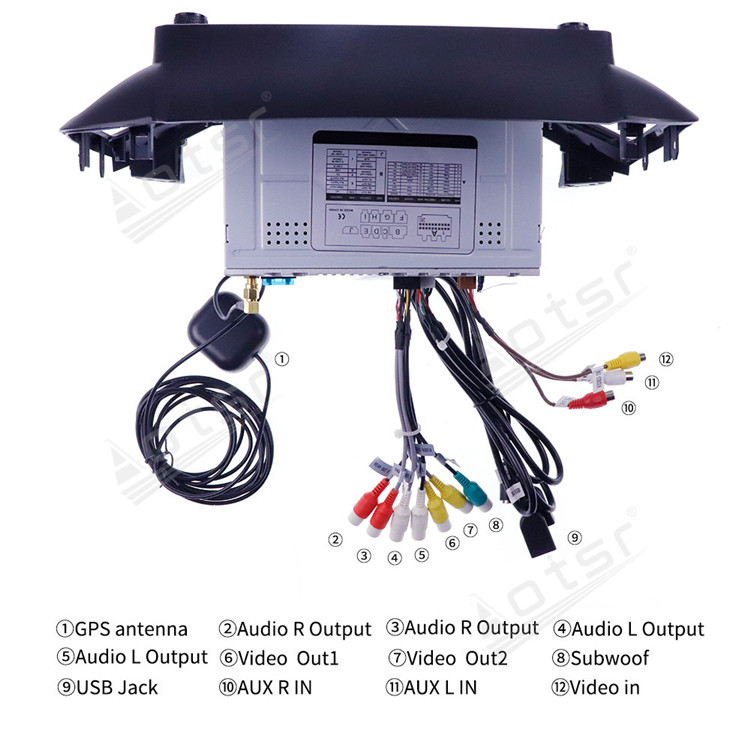 9 Inch Android 10.0 Auto Stereo For Hyundai Santa FE IX45 2006-2012 Audio Car Radio DVD Multimedia Player GPS Navigation Head Unit-Aotsr official website