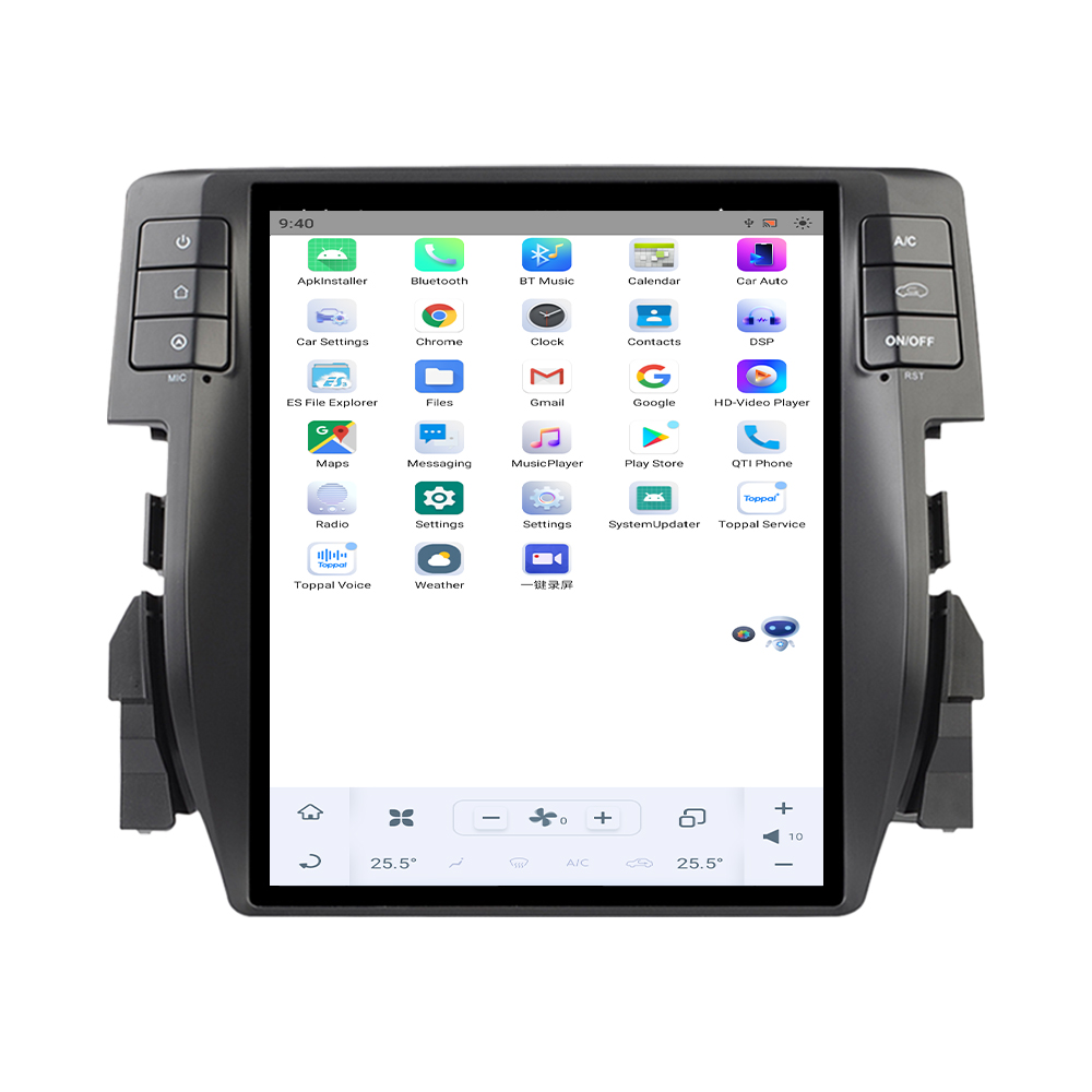 Qualcomm Android 11 For Honda Civic 2016 - 2019 GPS Navigation DVD Multimedia Player Head Unit