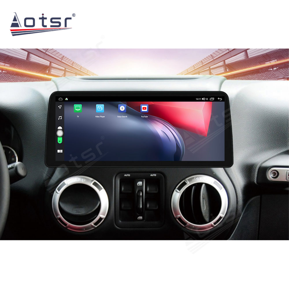Android 10.0 multimedia player with GPS navigation stereo main unit DSP  6GB + 128GB suitable for Jeep Wrangler 11-17-Aotsr official website