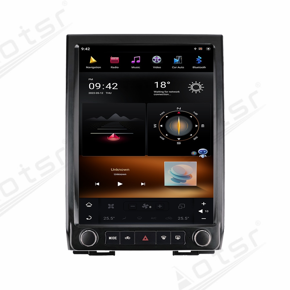 For Ford Expedition F450 2015 2016 2017 Tesla Style IPS Screen Android 11 Car Player Radio GPS Navigation CarPlay Autostereo-Aotsr official website