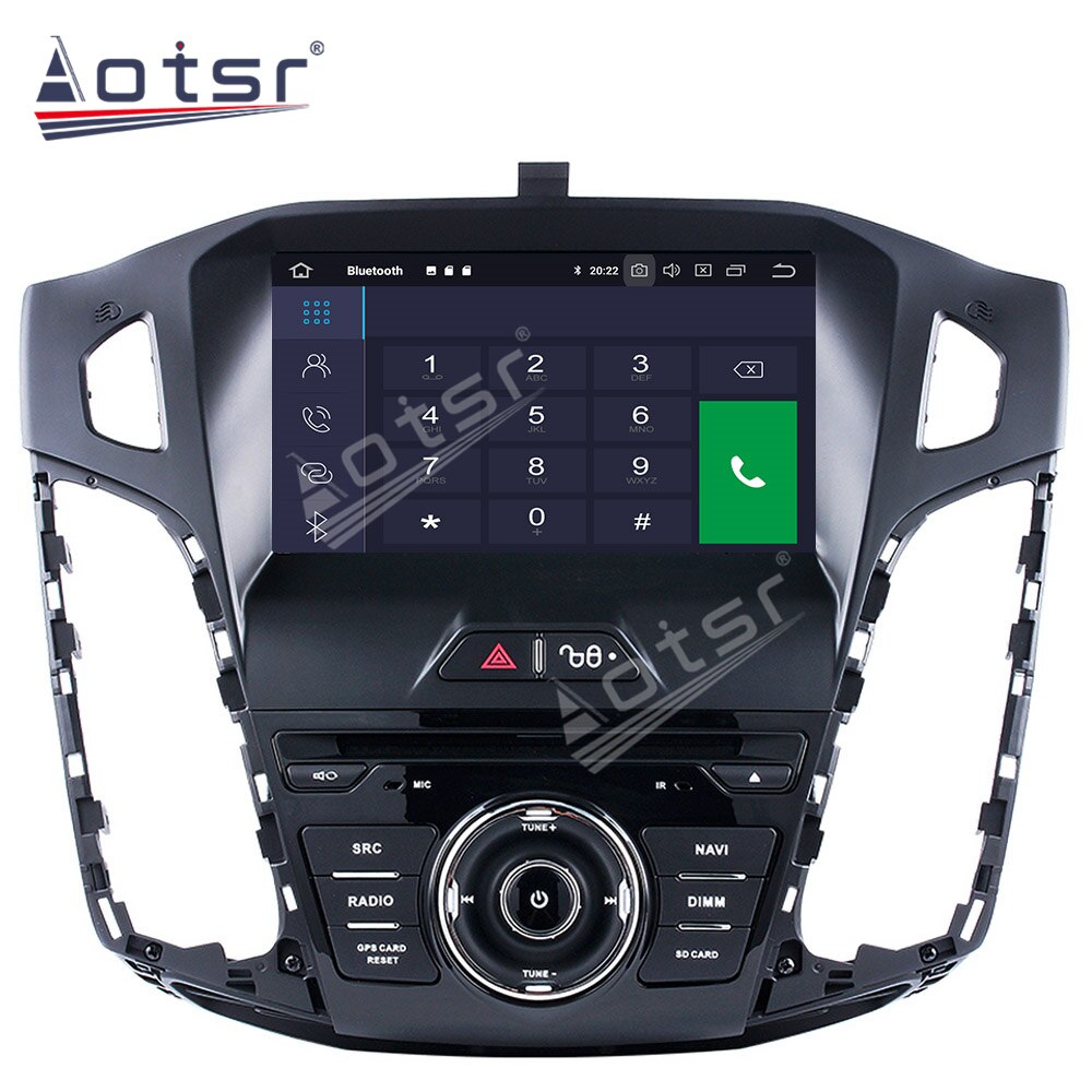 For Ford Focus 3 Mk 3  2012-2017 Tesla Vertical Screen Car Radio Multimedia Video Player Navigation GPS Android 10.0 Stereo Unit-Aotsr official website