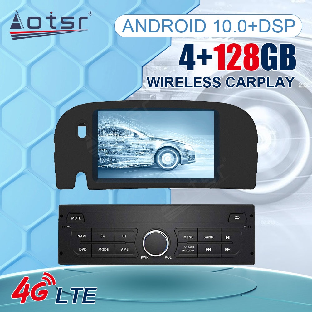 Aotsr Android 11 Carplay Auto Car Radio For Renault Megane Duster 2011-2020 Multimedia Video Player 2Din Navigation GPS WIFI DVD