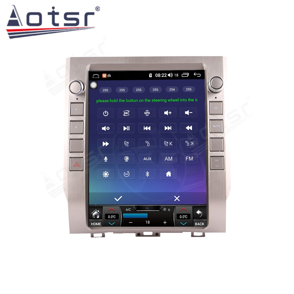For Toyota Tundra 2013 - 2020 Car Radio GPS Navigation Android 11.0 Multimedia Player Tesla Style Audio Stereo Head Unit Carplay-Aotsr official website