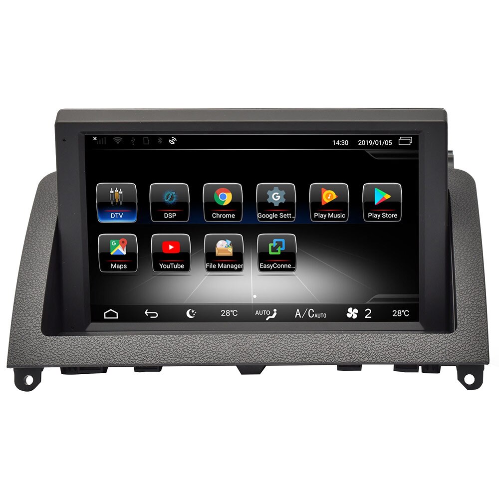 Android 10 Car multimedia player head unit For Mercedes Benz C Class W204 C200 2007 - 2014 Radio stereo Audio gps tape recorder-Aotsr official website