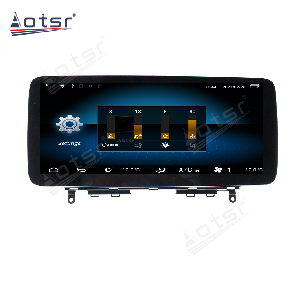 Android 10.0 multimedia player with GPS navigation stereo main unit DSP  8GB + 128GB suitable for Benz 2008-2010 C-Class