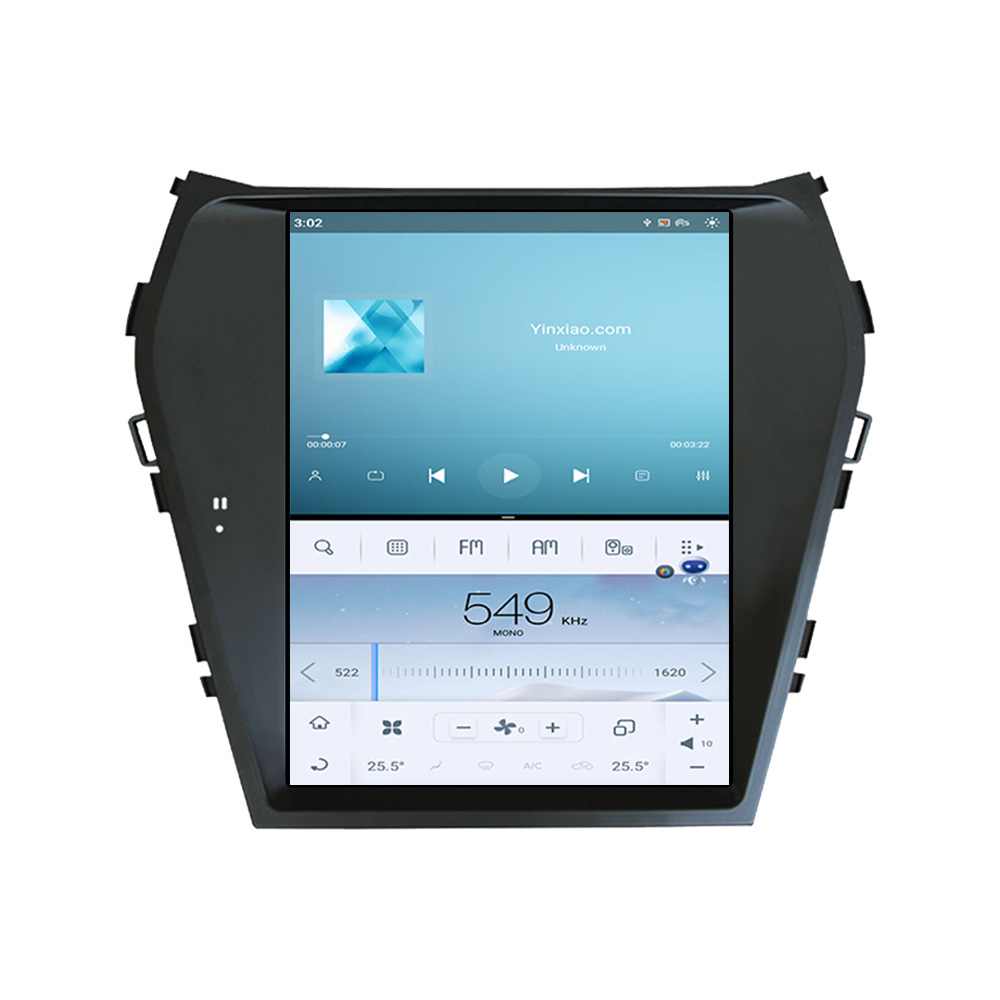 128GB Car Radio Android For Hyundai Santa Fe IX45 2013-2018 GPS Navigation Multimedia Tesla Touch Screen Stereo Carplay-Aotsr official website