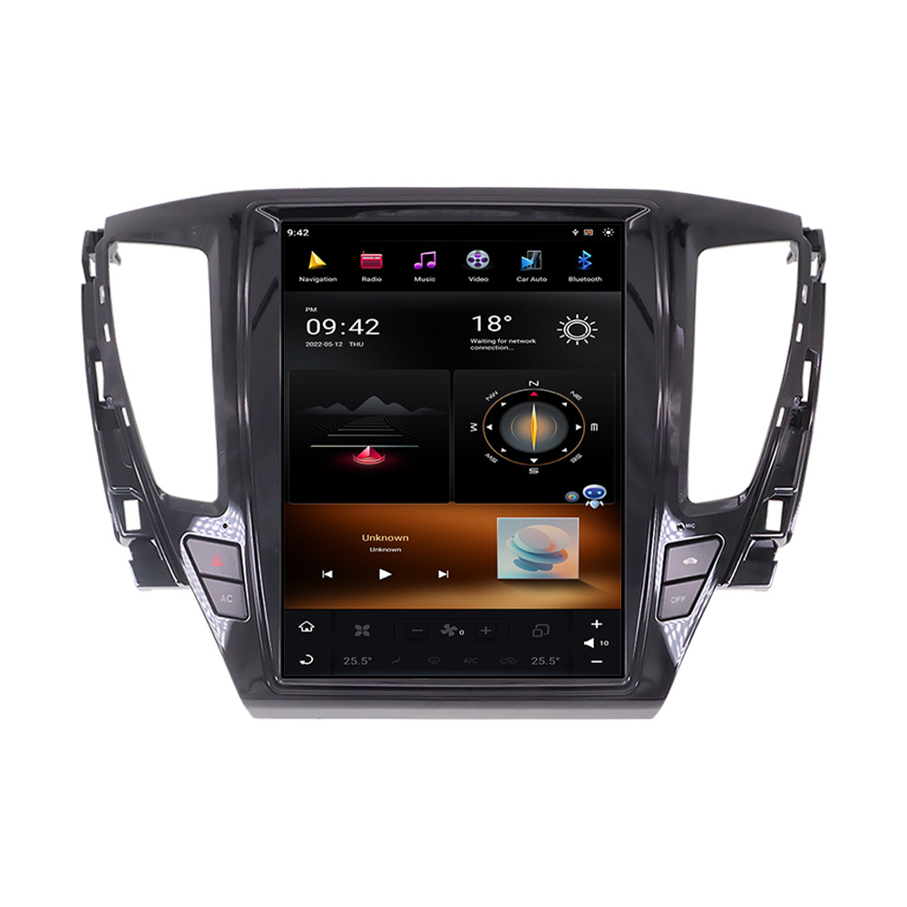 12.1" Vertical Screen Android 11.0  Car Radio For Mitsubishi Pajero Sport 2016-2018 GPS Navigation Tesla Car Multimedia Head Unit-Aotsr official website