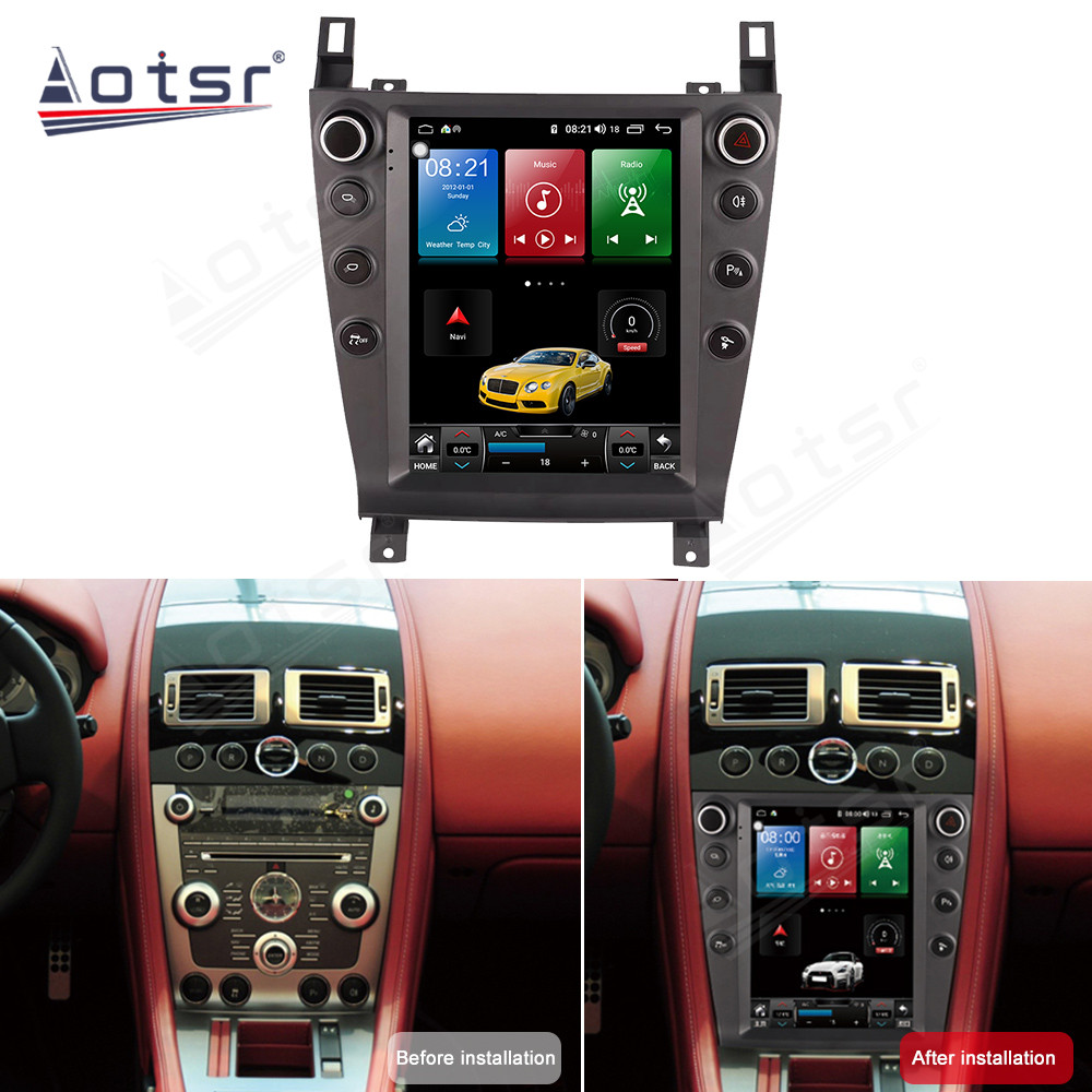 Android 11.0 For Aston Martin 2005-2015 Auto Car Radio Multimedia Player GPS Navigation Touch Screen Head Unit DSP