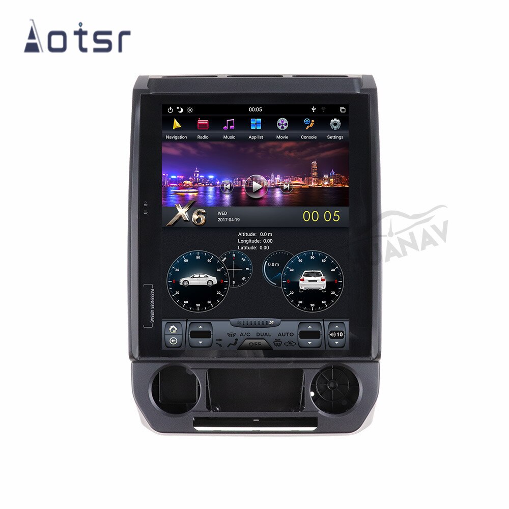 Android 9 Tesla style Car DVD Player GPS Navigation For Ford F150 2015-2019 Auto radio player multimedia tape recorder Head unit-Aotsr official website