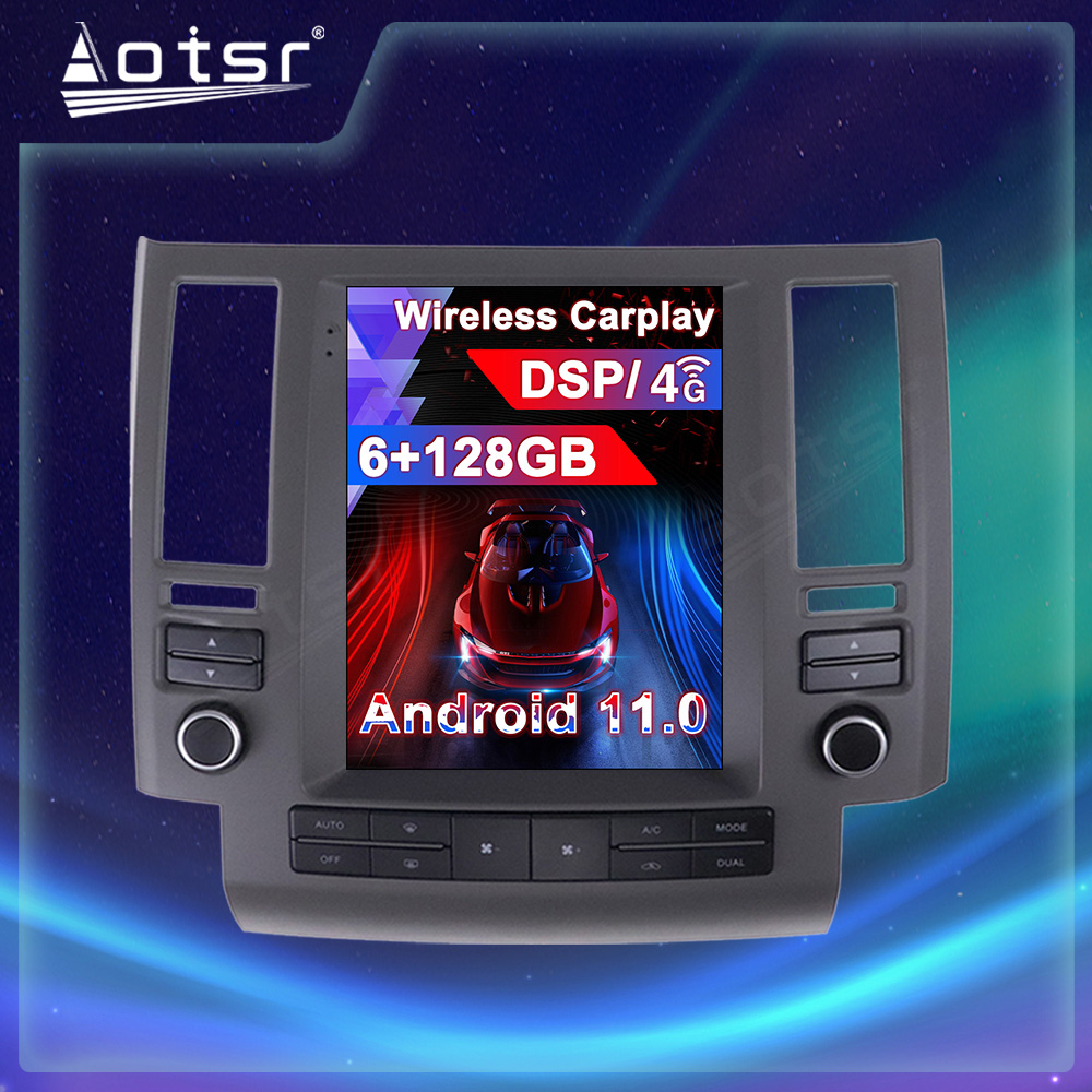 Android 11.0 multimedia player with GPS navigation stereo main unit DSP Carplay 6GB + 128GB suitable forInfiniti FX35 FX45 2003-2006-Aotsr official website