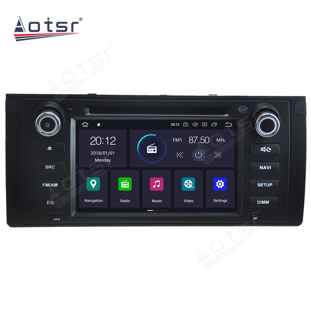 Android 11.0  Multimedia Player 128G For BMW E39 with GPS navigation suitable for BMW stereo main unit DSP Carplay -Aotsr official website