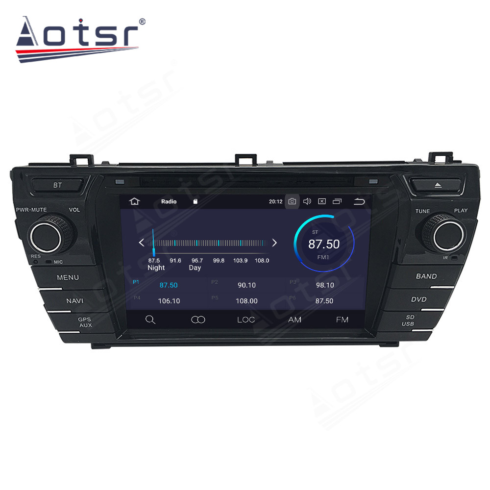 6+128GB Android 11 Auto Stereo DSP Carplay For Toyota Corolla 2013 2014 2015 2016 Multimedia Car Radio Player GPS Navigation Head Unit-Aotsr official website