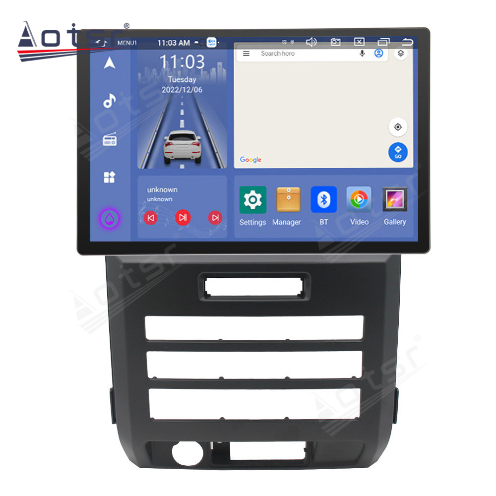 13.3 Inch Android 11 Auto For Ford Raptor F150 2008-2014 Car Multimedia Player GPS Navigation Auto Radio Stereo Head Unit 