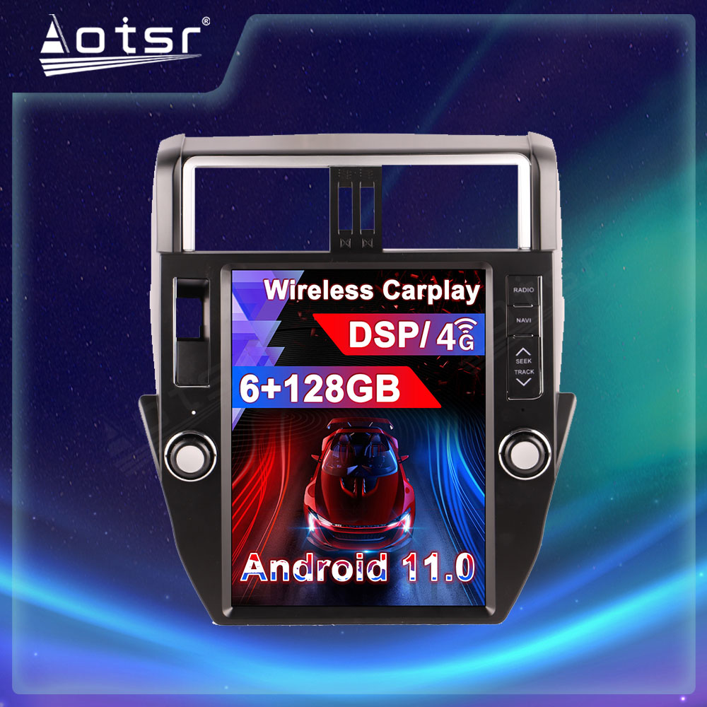 Android 11.0 multimedia player with GPS navigation  stereo main unit DSP Carplay 6GB + 128GB suitable for 12-17 Toyota PRADO-Aotsr official website