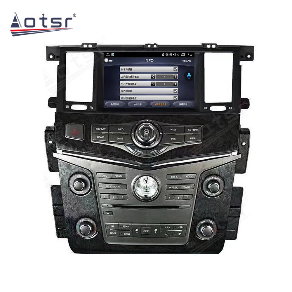 For Nissan Patrol Y62 For Armada Android 9 Car Radio Player 8 CORE GPS Navigation 4G LTE  DSP CARPLAY Multimedia Player-Aotsr official website