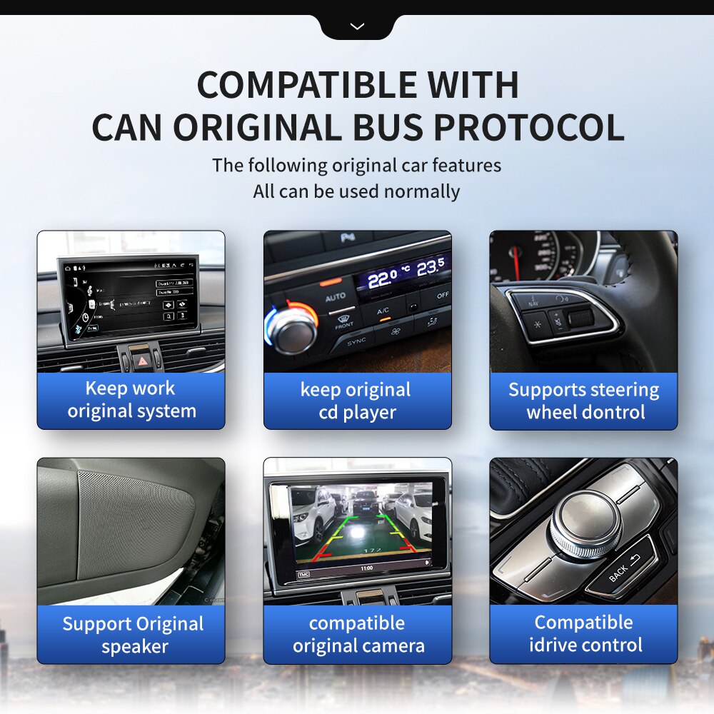 8-Core Android 10 System Car Multimedia Stereo For Audi A6 C7 A7 2012-2018 WIFI 4G 4+64GB Carplay IPS Touch Screen GPS Navi Unit-Aotsr official website