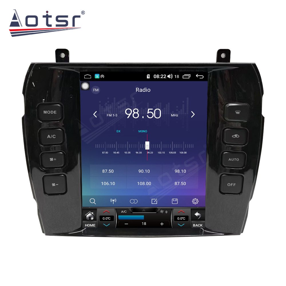 Android 11.0 multimedia player with GPS navigation stereo main unit DSP Carplay 6GB + 128GB suitable for Jaguar S-TYPE 04