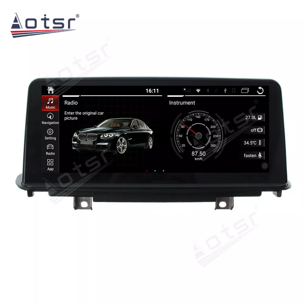 10.25 Inch Android System For BMW X5 X6 F15 E70 E71 2006-2020 Multimedia Player with GPS Navigation Stereo Main Unit DSP  8GB+256GB