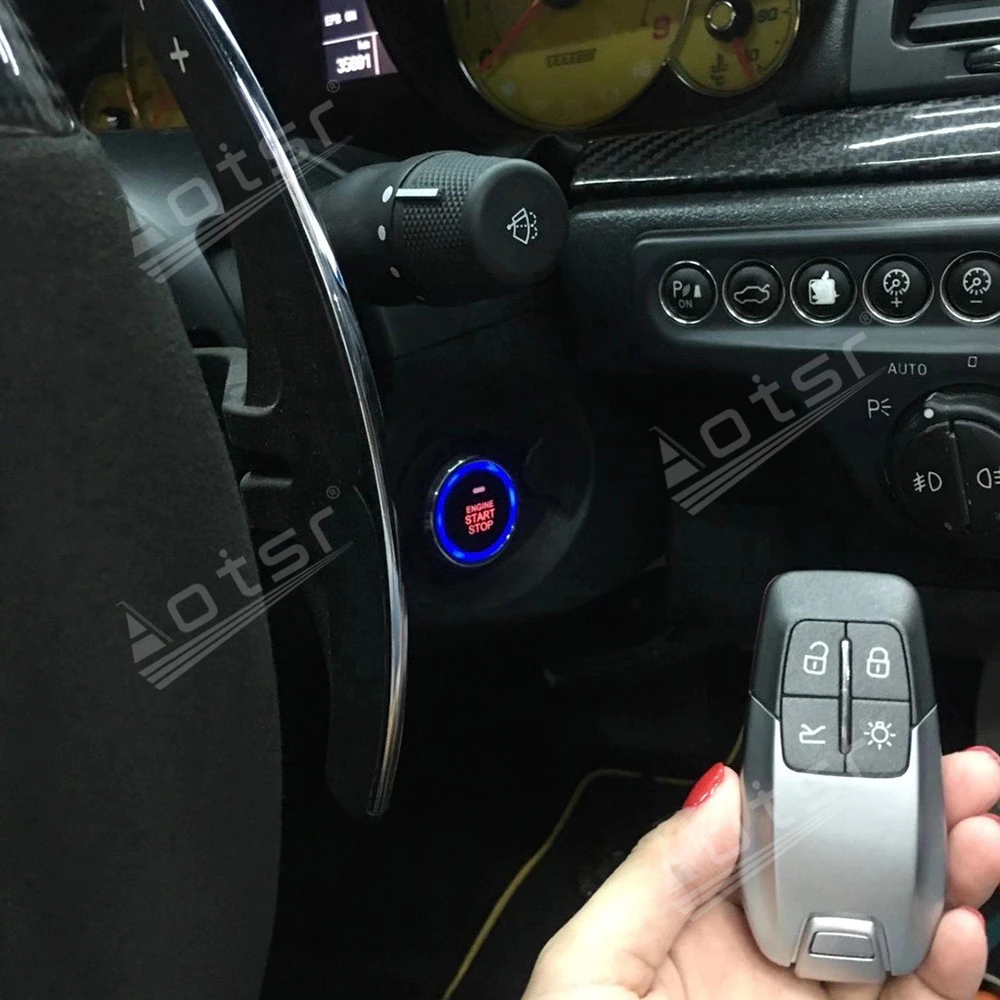 Keyless Start Smart Engine Start Remoto Control for Ferrari With Phone App Intelligent Switch Door Lock Acc Detection-Aotsr official website