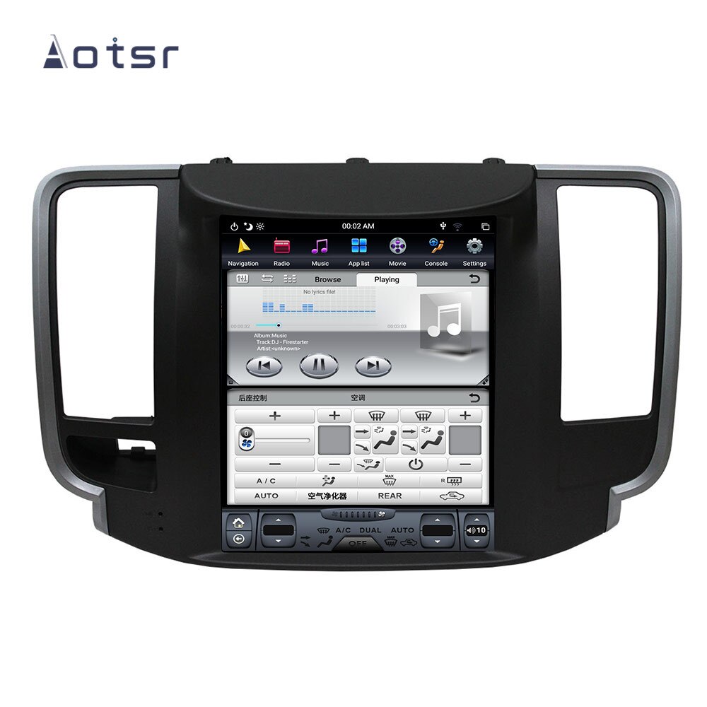 Tesla style Android 8.1 GPS Navigation Car DVD Player For Nissan Teana 2008-2012 Car Auto radio stereo multimedia player 4+64GB-Aotsr official website