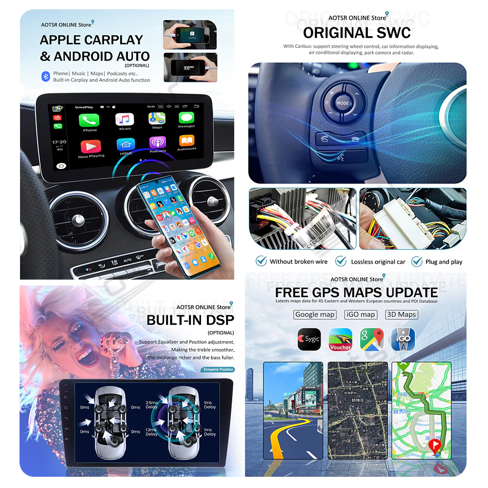 For Volvo S80 2006 -2010 Android Car Radio Cars GPS Navigation Multimedia Player 2Din Autoradio Stereo Receiver Head Unit Screen-Aotsr official website