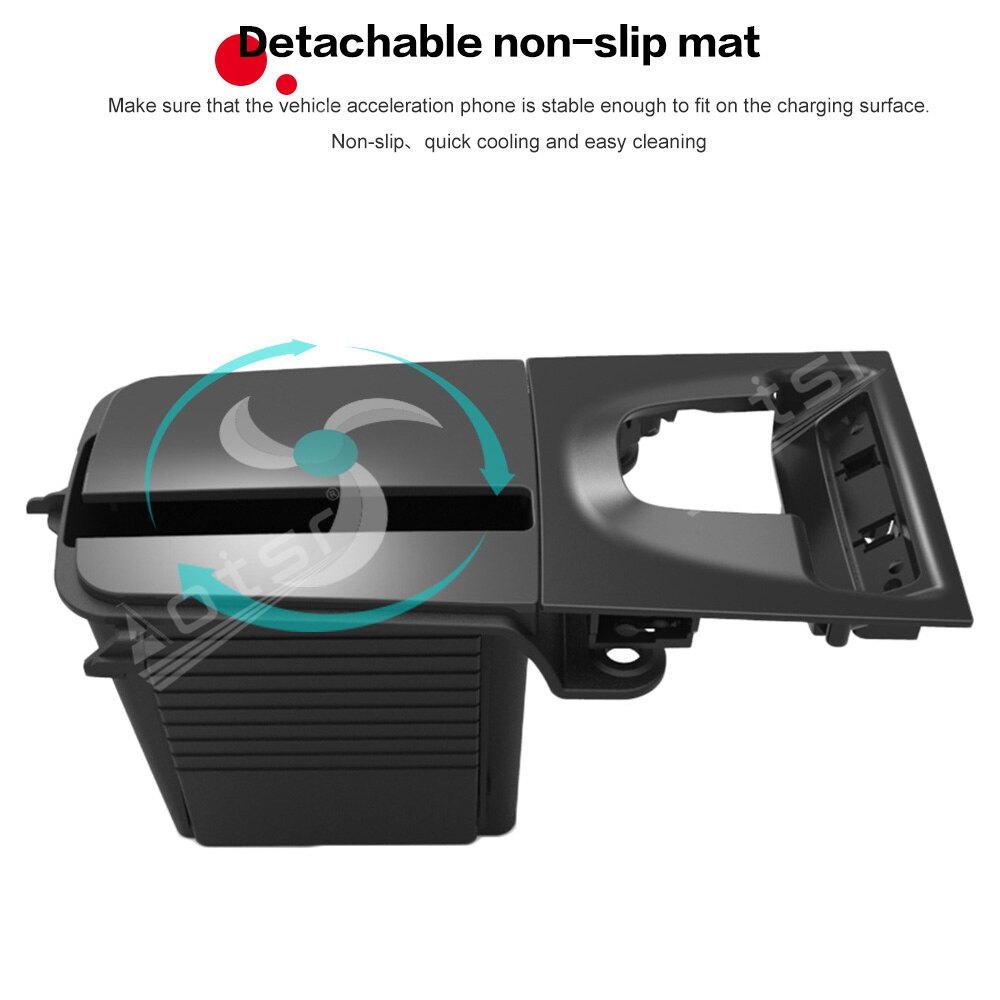 QI Car Wireless Charger For Porsche Macan Intelligent Infrared Fast Charging Phone holder for iPhone Samsung Huawei-Aotsr official website