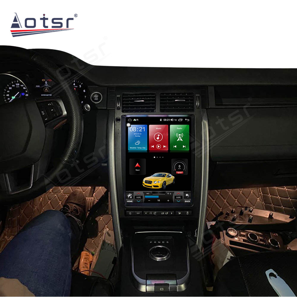 Android 11.0 multimedia player with GPS navigation stereo main unit DSP Carplay 6GB + 128GB suitable for 2015-2019 Land Rover Discovery Sport-Aotsr official website