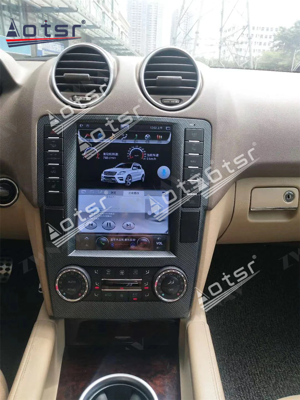 Tesla For Mercedes-Benz GL ML W164 X164 2005 2006 - 2012 Android Radio  Car multimedia Player GPS Navigation Head Unit Audio