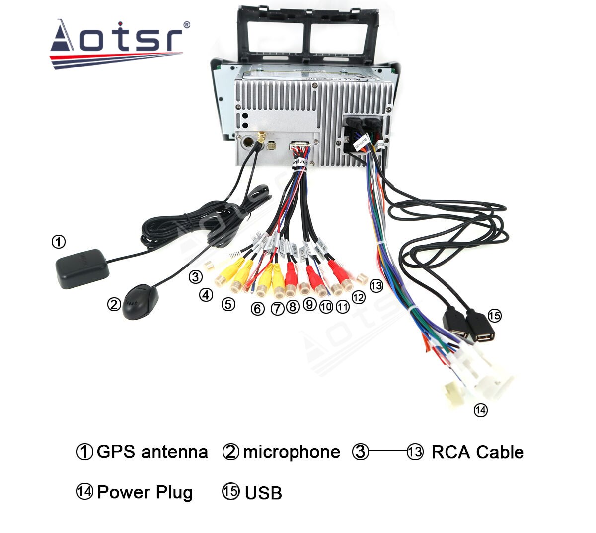 For Toyota Yaris 2005 - 2011 Car Radio Recorder Android Multimedia Player Car GPS Navigation HD Carplay Audio Stereo Screen Unit-Aotsr official website