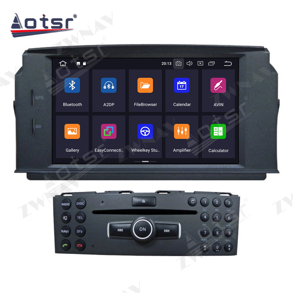 Android Multimedia GPS Navigation Car Radio Auto Sstereo for MERCEDES BENZ C Class C180 C200 C230 Stereo Screen Unit HD-Aotsr official website
