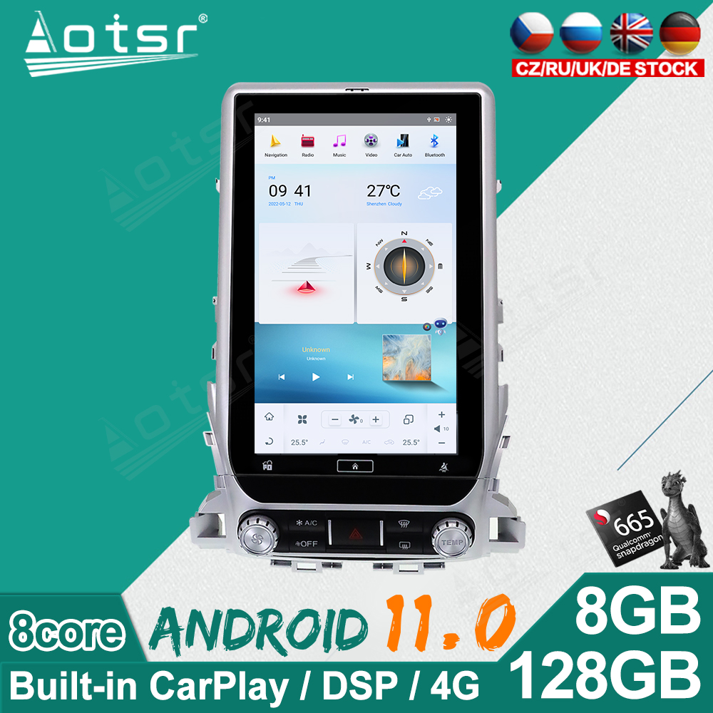 Android 11.0 For Toyota Land Cruiser LC200 2016-2018 Car Radio Multimedia Video Player 128G GPS Navigation Tesla Screen Stero-Aotsr official website