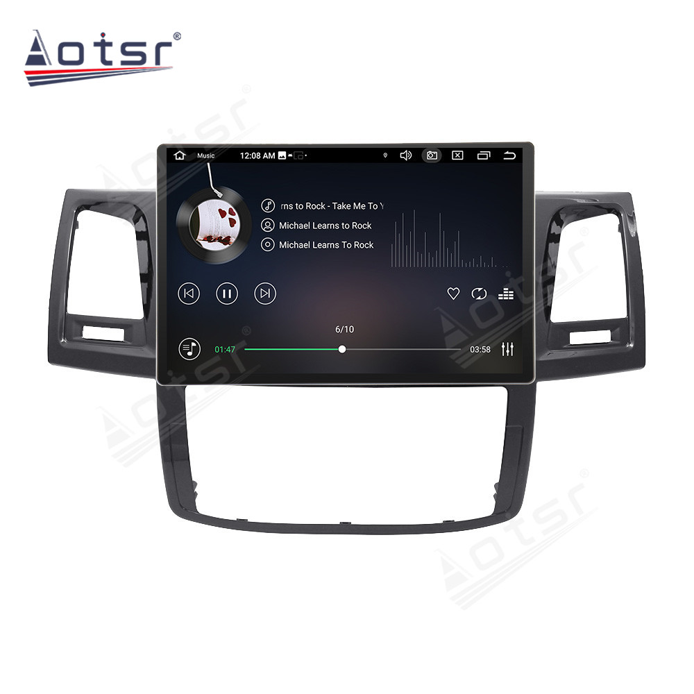 13.3 Inch Android 11 Auto For Toyota Hilux 2005-2014 Car Multimedia Player GPS Navigation Auto Radio Stereo Head Unit 