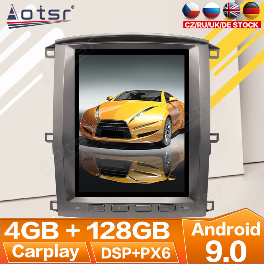 For Toyota Land Cruiser 100 LC100 For Lexus LX470 2002 - 2007 Android Radio Multimedia Car Recorder Stereo Player Navi Head Unit-Aotsr official website