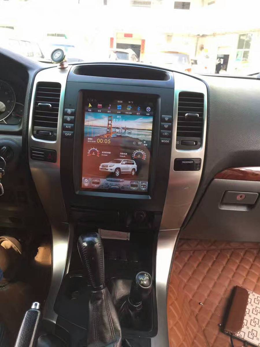 128G Tesla Screen For Toyota Land Cruiser Prado 120 For Lexus GX470 2002-2009 Android Car Multimedia Player GPS Radio Stereo Head Unit-Aotsr official website