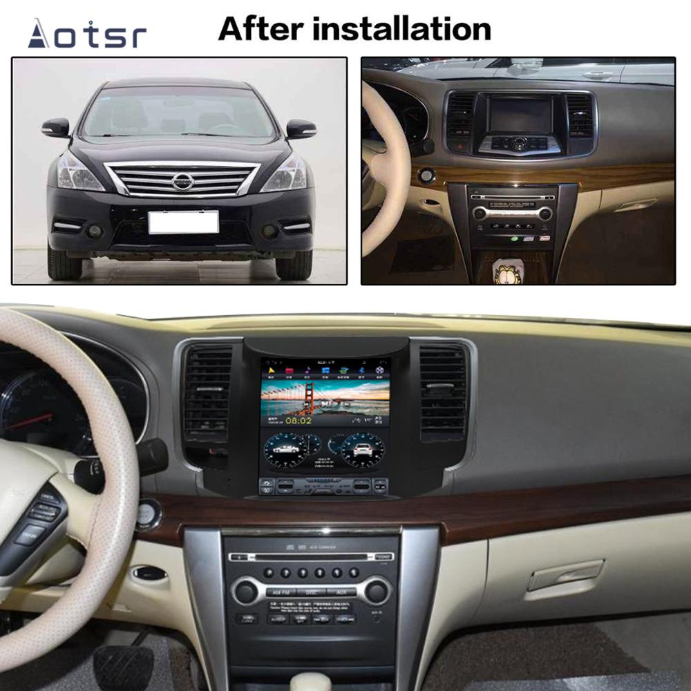 Tesla style Android 8.1 GPS Navigation Car DVD Player For Nissan Teana 2008-2012 Car Auto radio stereo multimedia player 4+64GB-Aotsr official website
